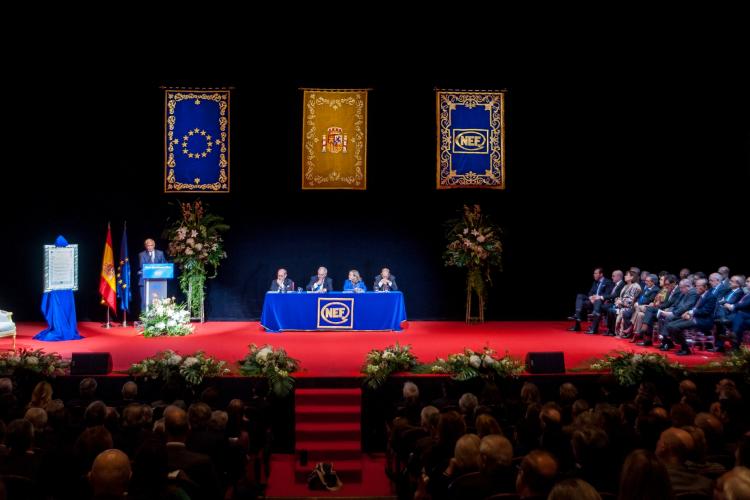 Photo of the NEF Prize Ceremony of Award to HR/VP Borrell, last year